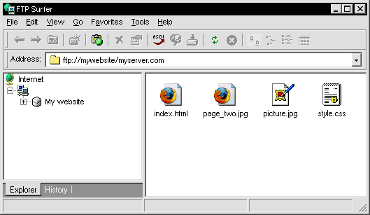 An FTP client